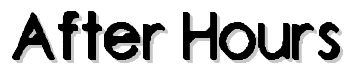 After-Hours font